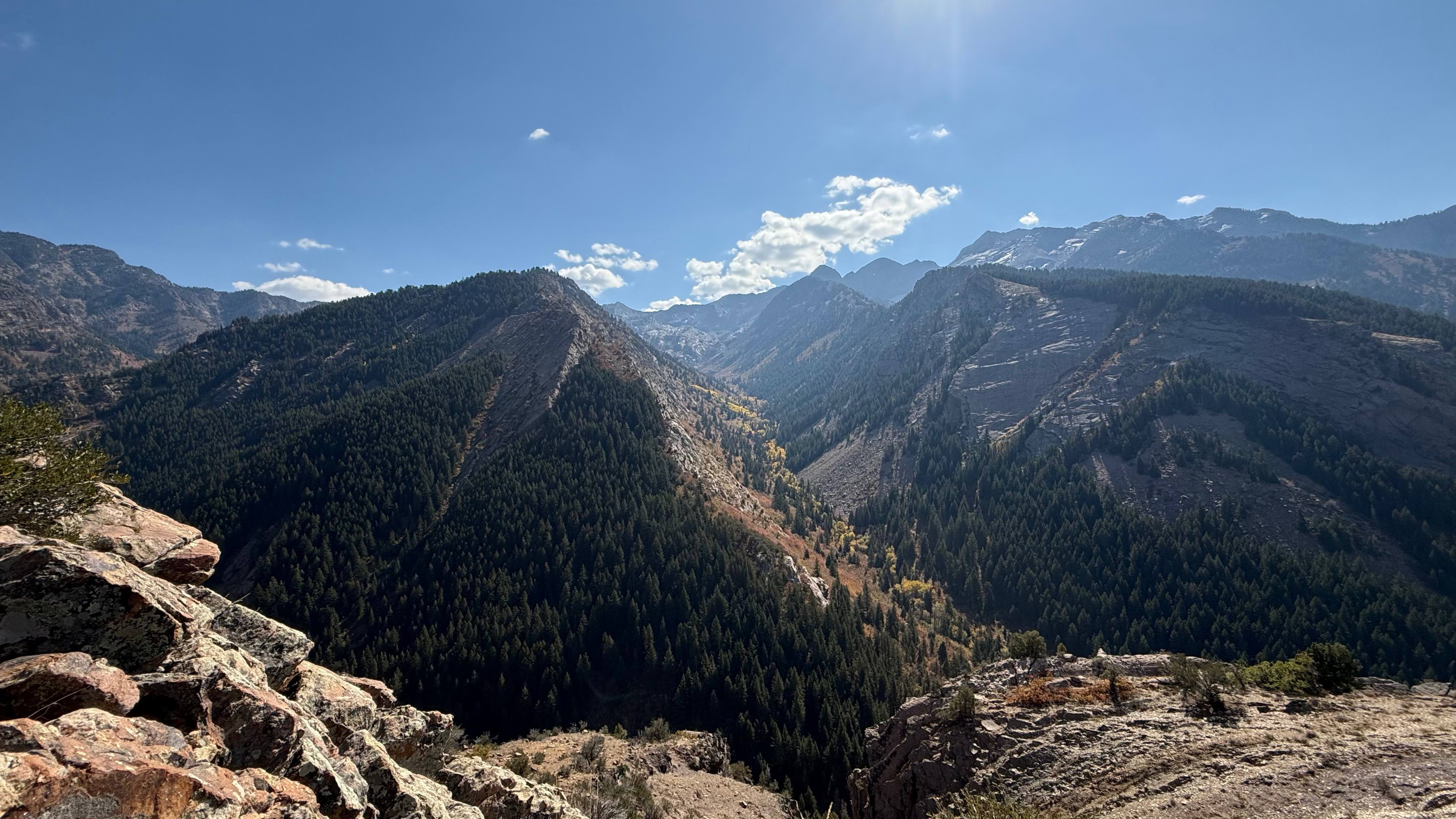 Zach hiking
